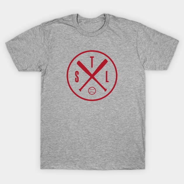 STL baseball Hipster T-Shirt by Americo Creative